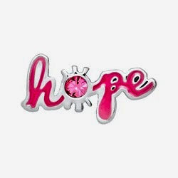 Embrace the power of hope with our exquisite "Hope" Floating Locket Charm (Floating Locket Sold Separately) (1pc)