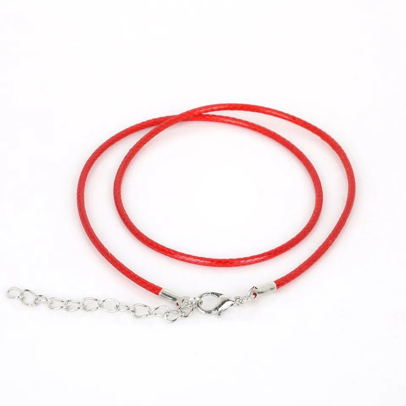 "2mm Versatile Charmer: Handcrafted Adjustable Leather Braided Rope Necklaces for Charms and Pendants"