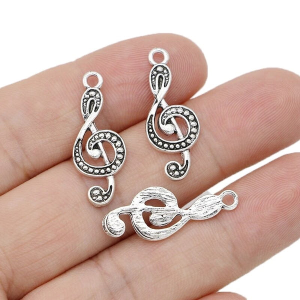 "Melody Music Note Keychain Charm - Harmonizing Your Everyday Journey" Single Charm Included"