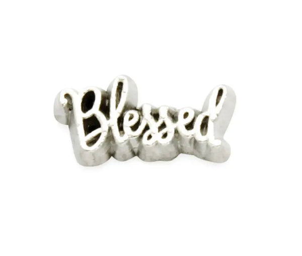 "Blessed Floating Locket Charm"(1pc)