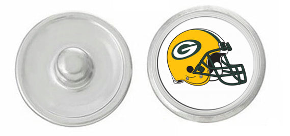 "Proudly Green and Gold: Green Bay Packers Snap Buttons Collection"- 18MM/20MM