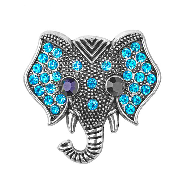 "Regal Elegance: Magnetic Majesty Elephant Brooch - A Captivating Tribute to Grace and Glamour"
