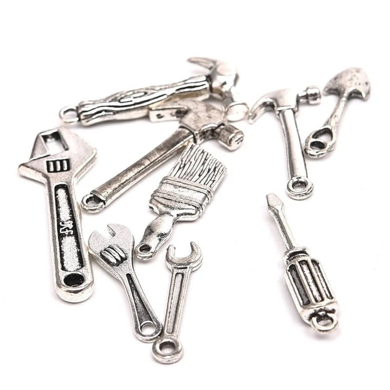 Captivating Metal Charms/Pendants - Miniature Tools for Keychains and Creative Expression (1pc)