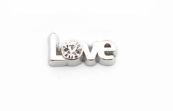 Product Title: "Love Floating Locket Charm - Sparkling Affection"(1pc)