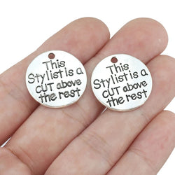Style Statement: "This Stylist is a Cut Above the Rest" Charm/Pendant (1pc)