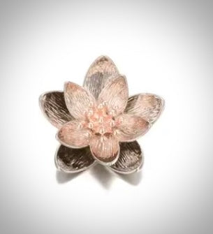 "Blossoming Beauty: 3D Flower Snap Button for 18mm Snap Jewelry"