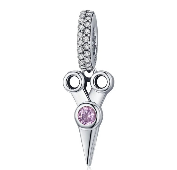 Sterling Silver Hairstylist's Scissors Pendant: A Cut Above the Rest (1pc)