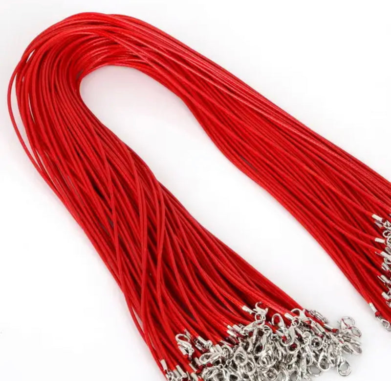 "1.5mm Versatile Charmer: Handcrafted Adjustable Leather Braided Rope Necklaces for Charms and Pendants" (1pc)