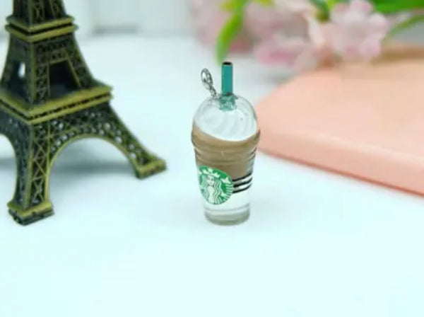 Specialty Coffee Drink Cup Charm/Pendant: A Delightful Celebration of Coffee (1pc)