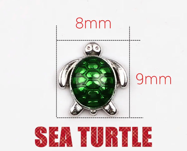 "Sea Turtle Floating Charm"(1pc)