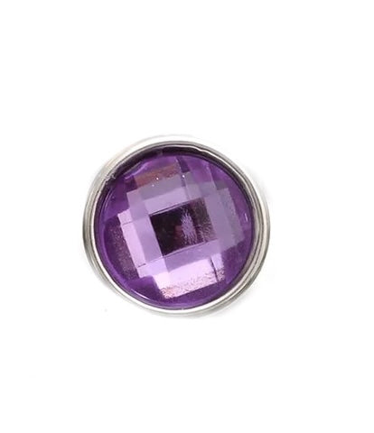 "Dazzling Gems: Diamond-Like Round Snap Buttons - Available in Multiple Colors (12mm and 18mm)"