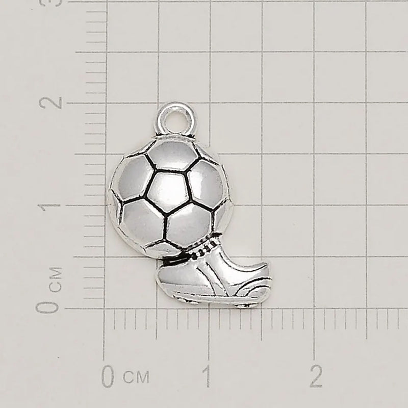 "Soccer Ball and Cleats Charm - Embrace the Spirit of the Beautiful Game" Single Charm Included"