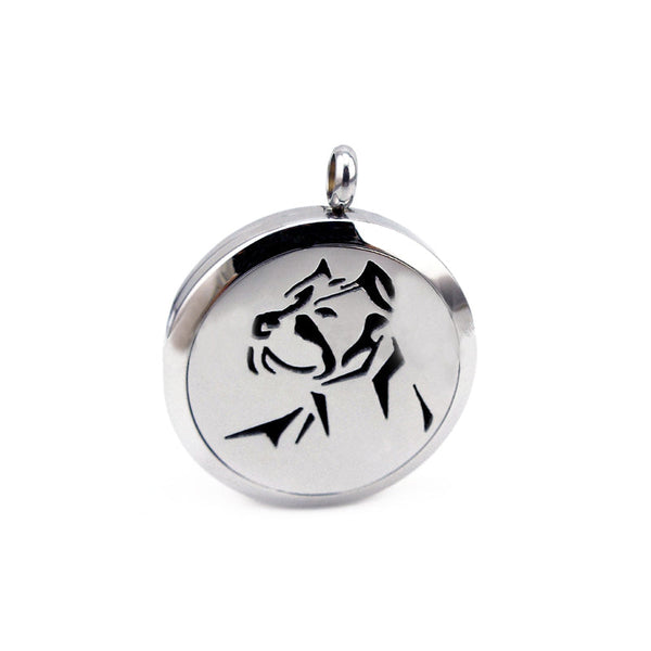 "Bull Terrier Essential Oil Diffuser Necklace - Celebrate Your Love for Dogs"(1pc)