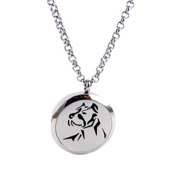 "Bull Terrier Essential Oil Diffuser Necklace - Celebrate Your Love for Dogs"(1pc)