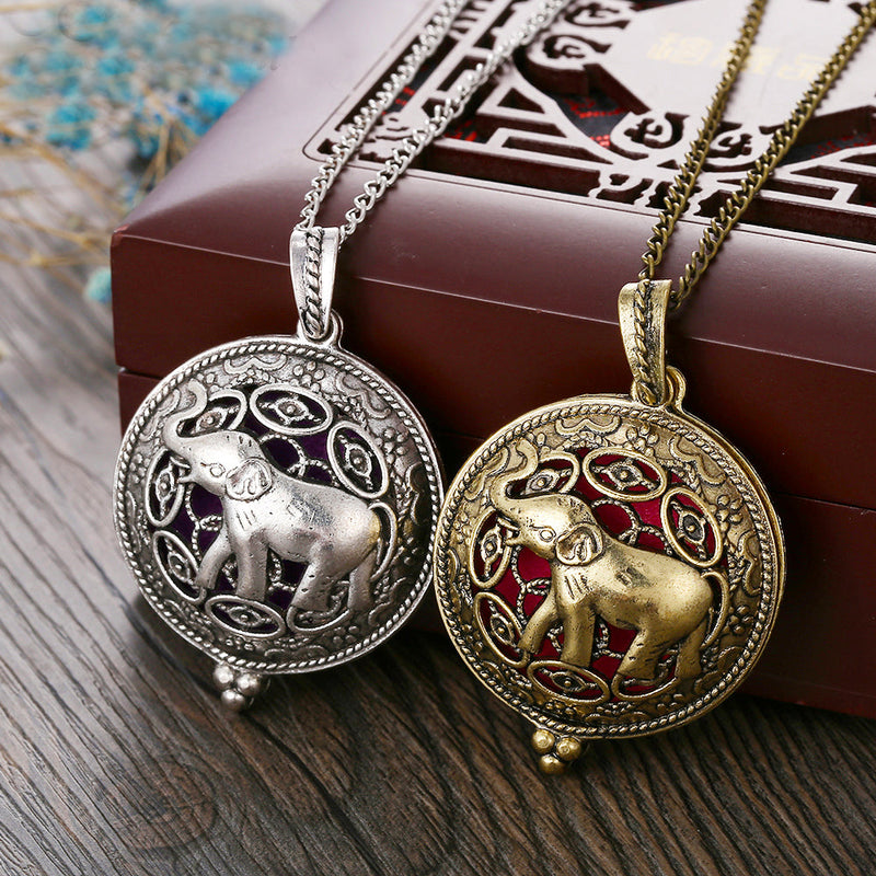 “Elephant Essential Oil Diffuser Necklace"(1pc)