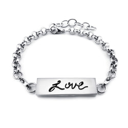 "LOVE" Aromatherapy Essential Oil Diffuser Locket Bracelet
