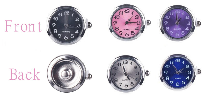 SnapWatch: The Fashionable 18mm Watch Snap Buttons in Five Vibrant Colors