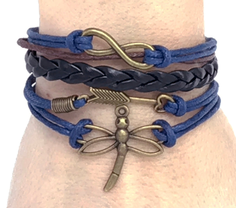 Dark Blue Multi Layer Bracelet